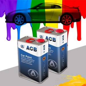 Glitter Gold Pearl Auto <b>Paint</b> 1K Base Color Coat Acrylic Pigment High Solid Car <b>Paint</b> With Metallic Silver Colors - Product Image 2