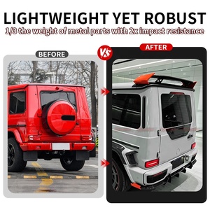 ฝาครอบท้ายรถยนต์ทำจากคาร์บอนไฟเบอร์แบบแห้ง สำหรับ Mercedes Benz G Class W464 W463a อัพเกรดเป็นสไตล์ BB G900 - Product Image 2