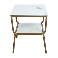 Table basse personnalisée en fer forgé de luxe pour salon