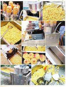Gran capacidad automática Industrial de caramelo con sabor a Gas/eléctrica máquina de palomitas de maíz comercial palomitas de maíz de la máquina - Product Image 5