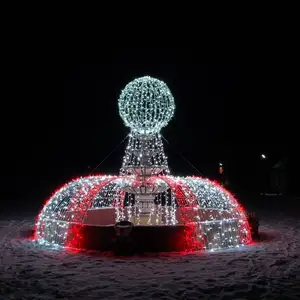 2024素敵なデザイン結婚式の装飾LEDモチーフ3D LED噴水モチーフライト