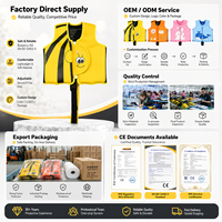 Gilet de sauvetage pour enfants 120-150N en néoprène pour le kayak en eaux vives, le canyoning et les sports nautiques