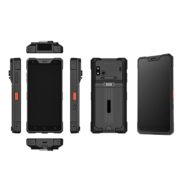 Cheapest Factory 5.5 Inch PDAs Handheld Terminal Rugged PDA Phone with 2D Barcode Scanner NFC Mobile Terminal Data Collector PDA