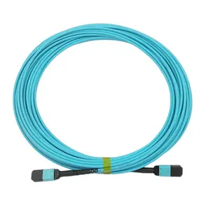 高品质中国MTP OM4扇出电缆干线b型光纤跳线电缆公到MPO母