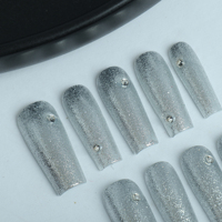 Gel de color de ojos de gato hecho a mano de alta calidad, fábrica de uñas Fak de cristal brillante al por mayor, fácil de aplicar