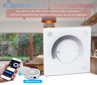 Triac traînant Egde Zigbee Gradateur de lumière sans fil Tuya Smart Home Switch