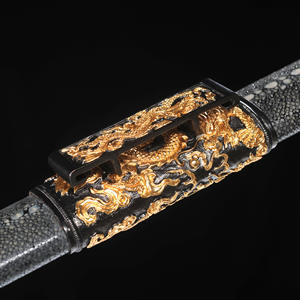 ดาบเหล็กแปดเหลี่ยมลายแตกน้ำแข็งเมืองหลงฉวน ยาว 111 ซม. ดาบเหล็กชุบทอง งานฝีมือระดับสูง ของสะสมระดับไฮเอนด์ - Product Image 3