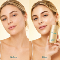 Lait solaire de protection extérieure à marque privée, résistant à l'eau et à la transpiration, enrichi en acide hyaluronique et extrait de thé vert, pour une application optimale