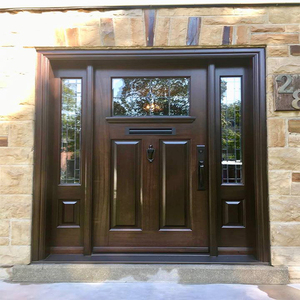 Porta d'Ingresso Optima in Legno Massello di Alta Gamma, Porta Principale Antieffrazione a <span class=keywords><strong>Doppia</strong></span> <span class=keywords><strong>Anta</strong></span> per Villa - Product Image 4