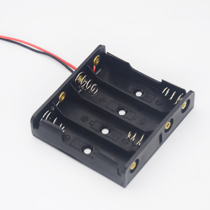 <b>Battery</b> Case 4 X AA With Cable <b>6V</b> Parallel No Cover For Electronics - Product Image 3