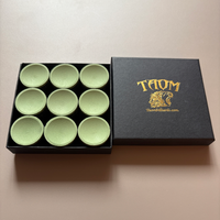 Craie de billard professionnelle TAOM Original V10 avec vérification par code QR, craie de billard de qualité supérieure disponible en vert et bleu