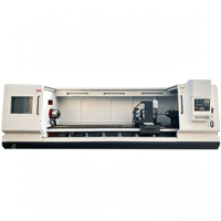 Tour de fraisage CNC cyclonique à 3 axes de haute précision, à course ultra-longue, de qualité industrielle YH80-4000, avec une longueur de traitement de 3700 mm