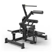 Machine de musculation professionnelle à charge sélective par poulie en acier pour l'entraînement de la force des dos et des jambes (squat à dos croisé/squat à dos ouvert)