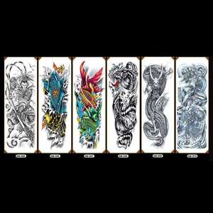 <span class=keywords><strong>Tatuajes</strong></span> grandes superventas para hombres, <span class=keywords><strong>manga</strong></span> <span class=keywords><strong>de</strong></span> brazo completo, pegatinas <span class=keywords><strong>de</strong></span> tatuaje personalizadas temporales - Product Image 6