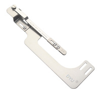 Nouveauté : Guide de couture pour machine à coudre plate, outil pour surjeteuse, pied presseur pour patte de boutonnage