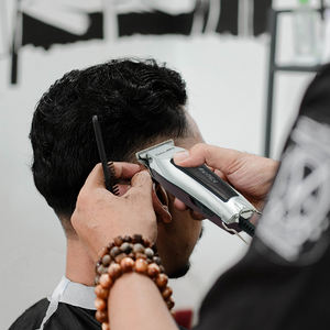 DALING-Recortadoras de pelo profesionales de la mejor calidad, ABS + caja de plata de acero inoxidable, máquinas de peluquero Borgoña de 10W - Product Image 4