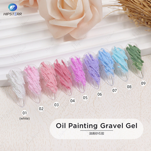 Roze Nagel Gipsen Gel Nagellak Olieverf Pravel Pel Zandsnijwerk Bouwer Vernis Reliëf Tekening Lijm Nail Art - Product Image 2