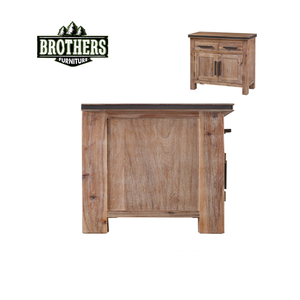 Armoire solide ATLAS marque buffet 2 portes chambre meilleur prix du Viet Nam fabrication de meubles armoire table meilleur prix - Product Image 4