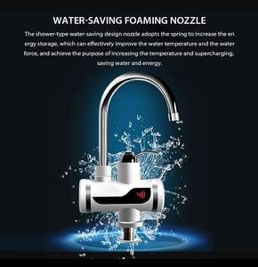 Home <b>Kitchen</b> Bathroom Electric Heating <b>Faucet</b> Instant Heating <b>Faucet</b> with LED Display - Product Image 6
