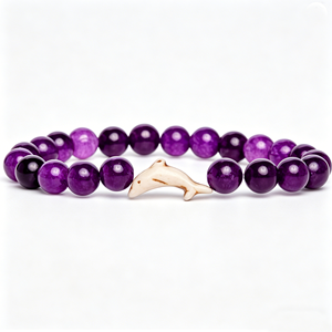 Bracelet élastique en perles Bohème Fahlo Dolphin Tracking, taille unique, soutient le laboratoire des <span class=keywords><strong>mammifères</strong></span> <span class=keywords><strong>marins</strong></span> FIU, cadeau unisexe pour femme - Product Image 6