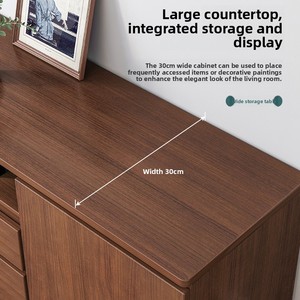 Mobile <span class=keywords><strong>TV</strong></span> <span class=keywords><strong>in</strong></span> Legno Massello Stile Nordico Ultra Sottile per Soggiorno e Camera degli Ospiti - Product Image 4