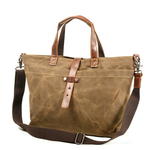 Dames Gewaxt Canvas Schoudertas Canvas Draagtas - Product Image 3