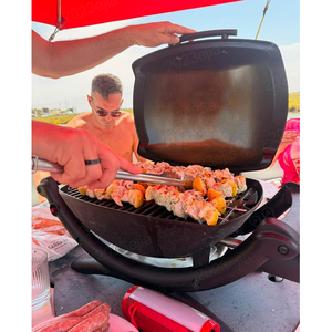 Barca Elettrica Galleggiante a Forma di Ciambella per 6-8 Persone con Barbecue e Ombrellone, Attrezzatura per Divertimento Acquatico per Laghi, Fiumi e Resort - Product Image 3