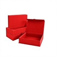 Boîte cadeau rigide élégante personnalisée avec fermeture magnétique, en carton, design personnalisé, gaufrage, doublure en éponge, recyclée, finition mate UV