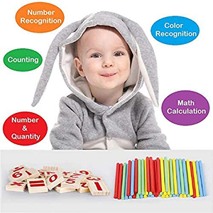 Palitos de Números de Madera Educativos, Aprendizaje Temprano para Niños, Jardín de Infancia, Conteo, Juguetes Matemáticos para Niños - Product Image 4