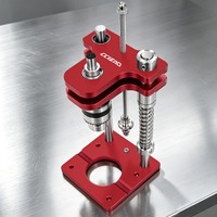 Localisateur de perçage pour le travail du bois, outil de guidage pratique en acier allié pour le perçage du bois, permettant de gagner du temps, pour la maison
