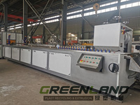 Máquina para hacer postes de madera contrachapada Greenlandplast, máquina para hacer cercas de postes de madera plástica, máquina para hacer postes de madera plástica