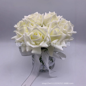 ดอกกุหลาบประดิษฐ์ Heshes ทำจากโฟม PE งานแฮนด์เมด ของขวัญวันเกิดสุดคลาสสิก ของตกแต่งอโรมาเธอราพี ใช้ซ้ำได้ รีไซเคิลได้ ใช้งานได้นาน 120-180 วัน - Product Image 2