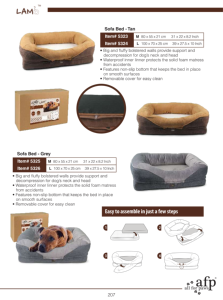 AFP Waterproof Tan Grey Pet Sofa <strong>Bed</strong> With Non-Slip Bottom Removable <strong>Dog</strong> <strong>Bed</strong> <strong>Large</strong> Fluffy Washable Memory Foam Pet <strong>Dog</strong> Sofa <strong>Bed</strong> - Product Image 2