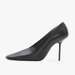 รองเท้าส้นสูงทรงสลิมแบบกำหนดเองสำหรับผู้หญิง รองเท้าหัวเหลี่ยม รองเท้าทำงานแบบเรียบง่าย รองเท้าแต่งงานแบบหนังแก้ว รองเท้าส้นเข็มแบบหนังกลับ - Product Image 6