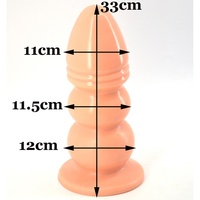 Grand dilatateur anal en silicone et plug anal, perles anales 100 % étanches pour femmes, produit pour adultes, modèle F17, fabriqué en Guangdong