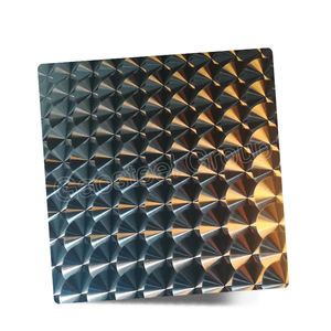 Water Ripple Design <span class=keywords><strong>Pattern</strong></span> Plate Kunden spezifische Farben 304 Edelstahl blech - Product Image 1