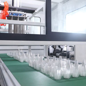 7660 termoformatrice di plastica automatica della stazione del modello quattro che fa il contenitore dell'uovo, la scatola della frutta, contenitore dell'alimento - Product Image 3