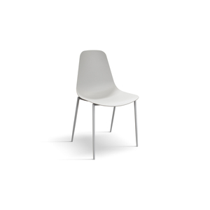 Alix <b>Chair</b> Set Of 4 <b>White</b> Polypropylene Indoor <b>Dining</b> <b>Chairs</b> - Product Image 1