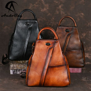 กระเป๋าเป้สะพายหลัง AndoBag รุ่น Retro สำหรับผู้หญิง ทำจากหนังวัวแท้ กระเป๋าสะพายไหล่ กระเป๋าถือสำหรับเดินทาง ความจุขนาดใหญ่ เหมาะสำหรับกิจกรรมกลางแจ้งและการเดินทาง รุ่น 2089 - Product Image 1