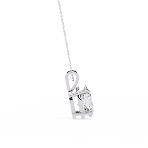 Collier Pendentif Classique Style Diamant pour Femme – Bijou Tendance, Élégant et Minimaliste, Léger, Finition Brillante, Idéal au Quotidien, Cadeau Parfait - Product Image 4