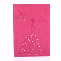 Carnet design avec boucle à stylo et papier épais de qualité supérieure + séparateurs de pages Cadeaux, Carnet relié A5 (5x8)
