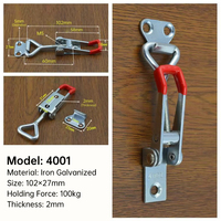 Serre-joint à bascule réglable, serre-joint à bascule 4001 4002 4003, poignée à levier pour armoire, boîte, serrure pour porte coulissante, quincaillerie de meubles
