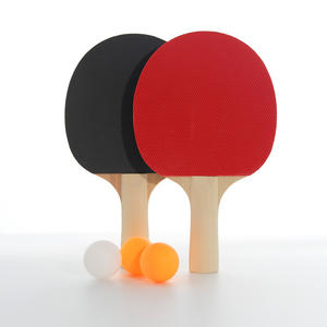 Juego <span class=keywords><strong>de</strong></span> raquetas <span class=keywords><strong>de</strong></span> tenis <span class=keywords><strong>de</strong></span> <span class=keywords><strong>mesa</strong></span> <span class=keywords><strong>de</strong></span> madera <span class=keywords><strong>de</strong></span> álamo, <span class=keywords><strong>2</strong></span> raquetas y 3 bolas, juguete deportivo divertido para jugar, hecho <span class=keywords><strong>de</strong></span> goma duradera - Product Image 3