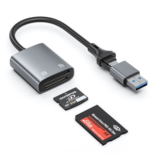 Lector de Tarjetas de Memoria Tipo C 2 en 1 de Alta Calidad con Carcasa de Aleación de Aluminio Compatible con Tarjetas XD/<span class=keywords><strong>MS</strong></span> para Tablets/Laptops - Product Image 1