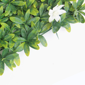 SKZ50-Xing bon prix 50*50cm haies de buis artificielles panneaux certifiés UV PE herbe panneau mural toile de fond <span class=keywords><strong>Rhododendron</strong></span> extérieur - Product Image 5