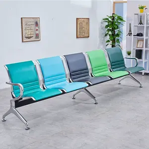 Luchthavenstoel Duurzaam 2 <span class=keywords><strong>3</strong></span> 4-zits Openbare Wachtbank Roestvrijstalen Zitplaatsen Voor Luchthaventerminal Ziekenhuis Bank Busstation - Product Image 2