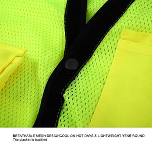 Tùy chỉnh <span class=keywords><strong>Hi</strong></span> <span class=keywords><strong>VIS</strong></span> chạy vest cho trẻ em an toàn áo khoác với đường phản chiếu an toàn tính năng biểu tượng tùy chỉnh bền Polyester - Product Image 5