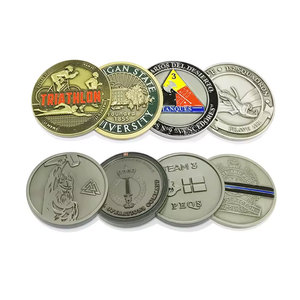 เหรียญสะสมแบบสั่งทำพิเศษเคลือบสีเงินโบราณ สำหรับเป็นของที่ระลึกและของตกแต่ง - Product Image 1