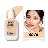 Fond de Teint Hydratant Matifiant Contrôle Sébum Couvrant Longue Tenue Anti-Transparence Nourrissant Légèrement Adhésif Base de Maquillage