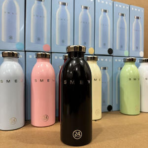 Colorful Matte Finish Insulated Stainless Steel <b>Bottle</b> with Leak-Proof Lid <b>BPA</b> <b>Free</b> Large Capacity for Outdoor Fitness Daily Use - Product Image 1